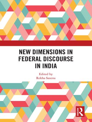 cover image of New Dimensions in Federal Discourse in India